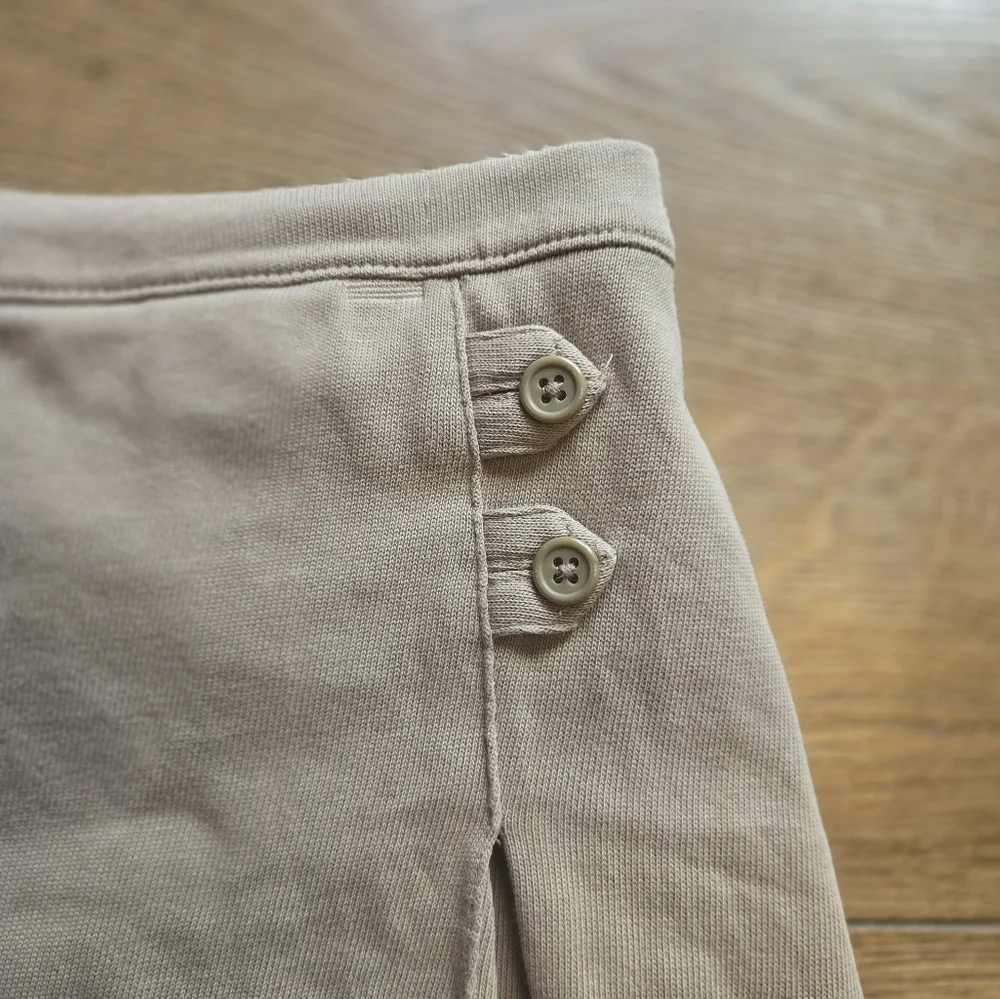 Lands' End Girls Beige Ribbed Skort